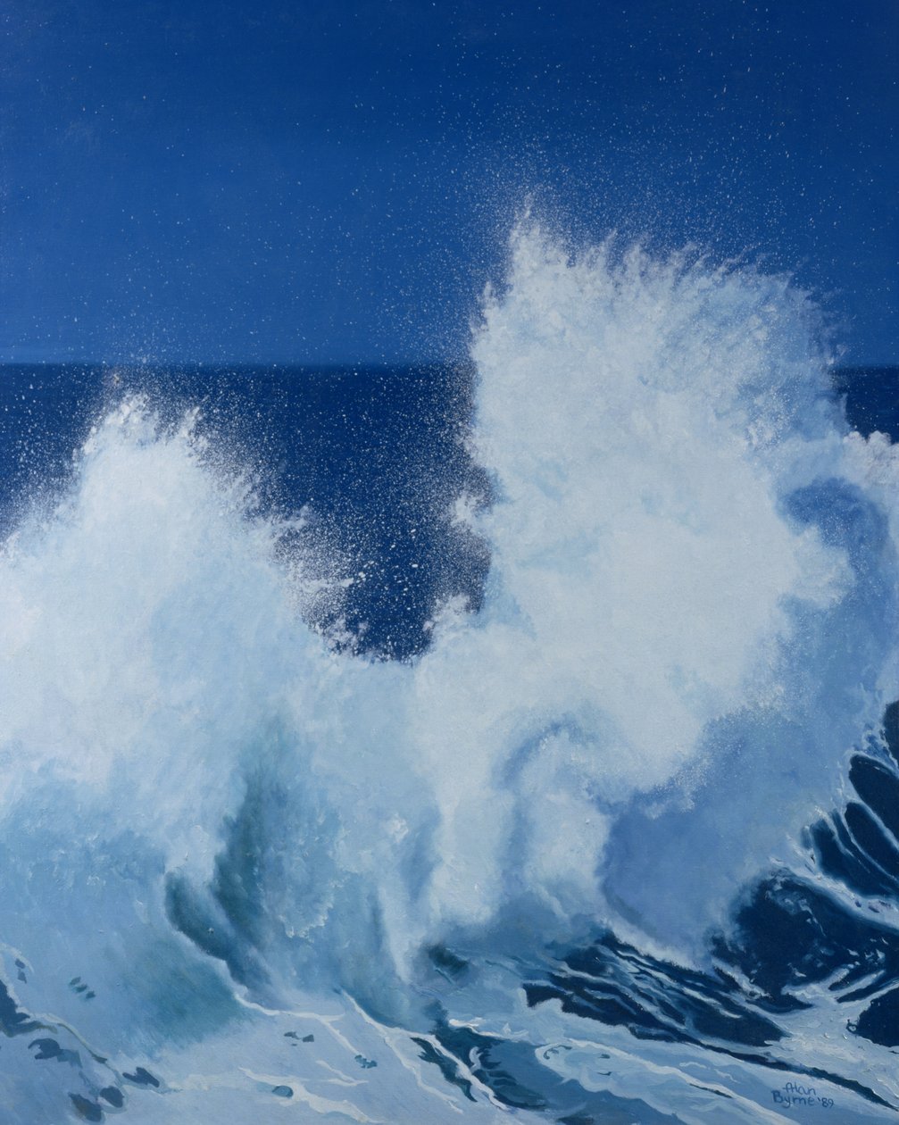 Two Little Waves Breaking, 1989 od Alan Byrne