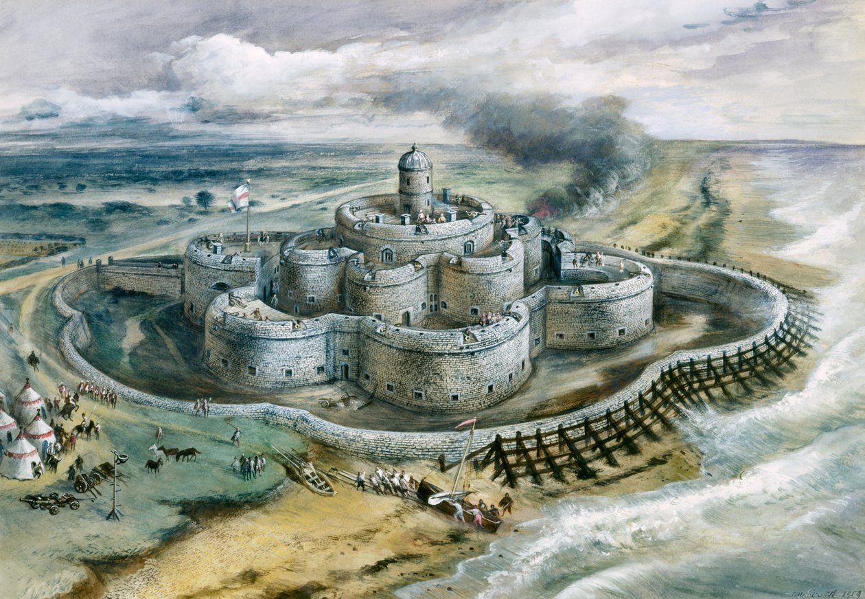 Hrad Deal, 1540, 60. léta 20. století od Alan Ernest Sorrell