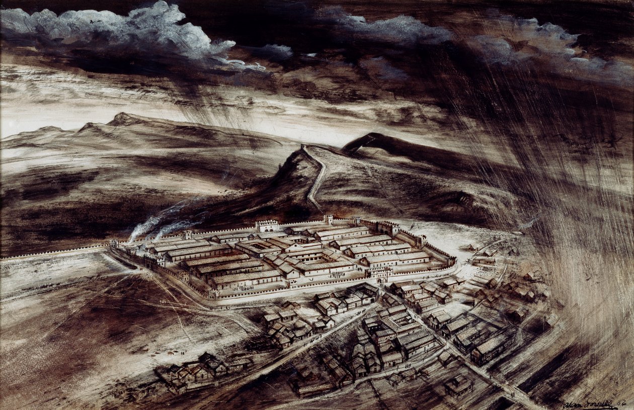 Housesteads Roman Fort, c2. století, 1990-2010 od Alan Ernest Sorrell