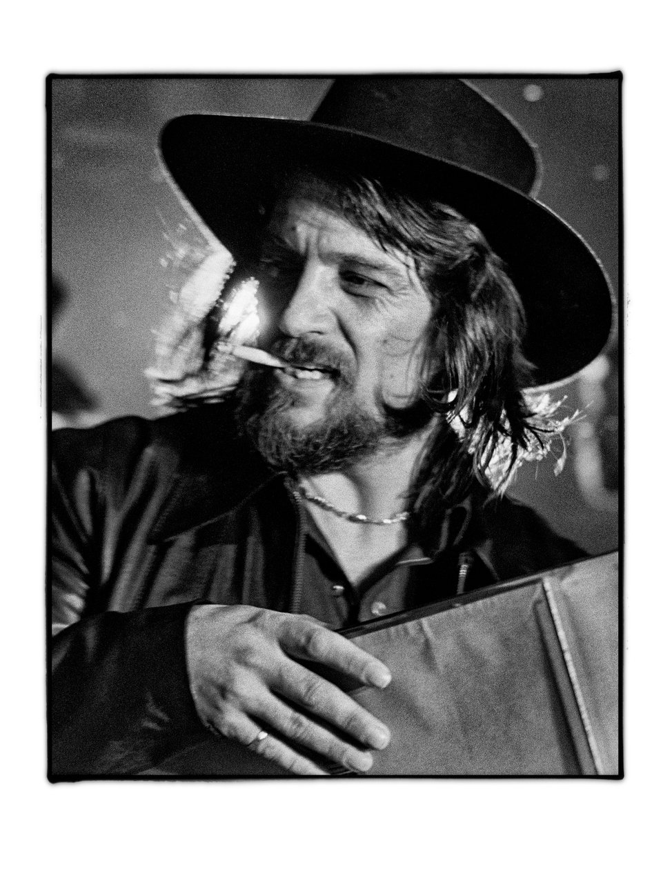 Waylon Jennings - Nashville Palace, Nashville, Tennessee - říjen 1977 (foto) od Alan Messer