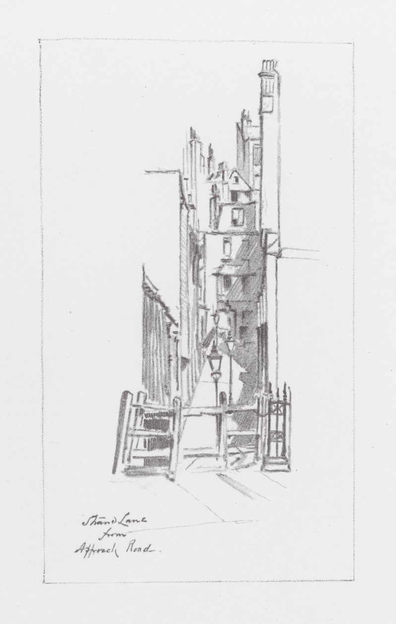 London Lanes: (litografie) od Alan Stapleton
