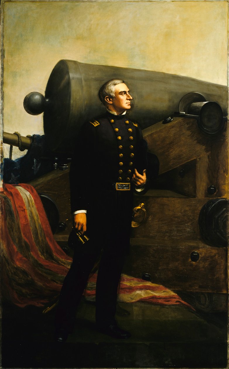 První dělo u pevnosti Fort Sumter (major Robert Anderson) od Alban Jasper Conant