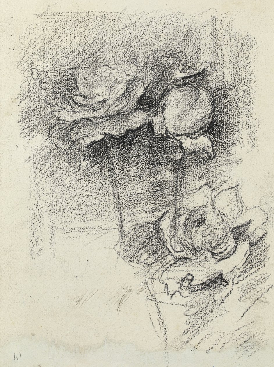 Zátiší růží ve váze, kolem roku 1890 od Albert de Belleroche