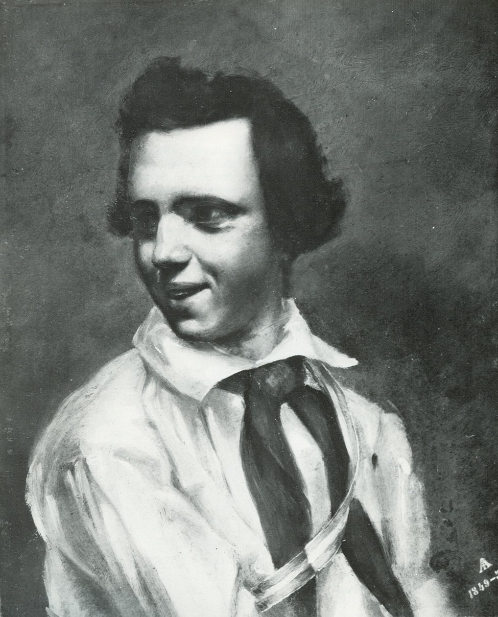 Albert Anker jako žofingenský student od Albert Anker