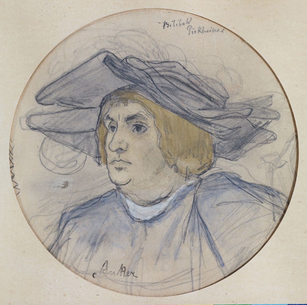 Portrét Willibalda Pirckheimera od Albert Anker
