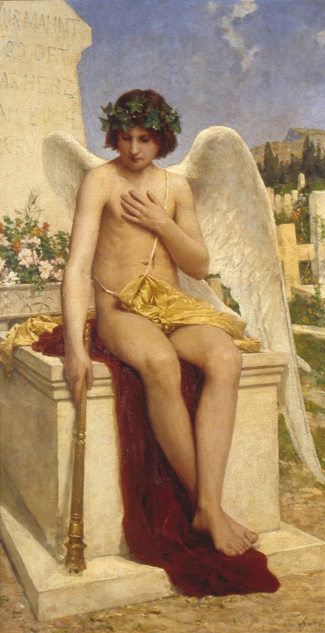Génius smrti od Albert Anker
