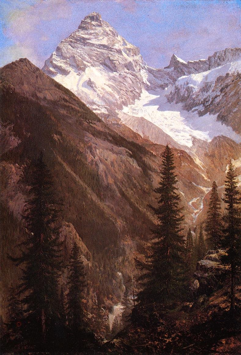 Kanadský ledovec Asulkanský ledovec od Albert Bierstadt