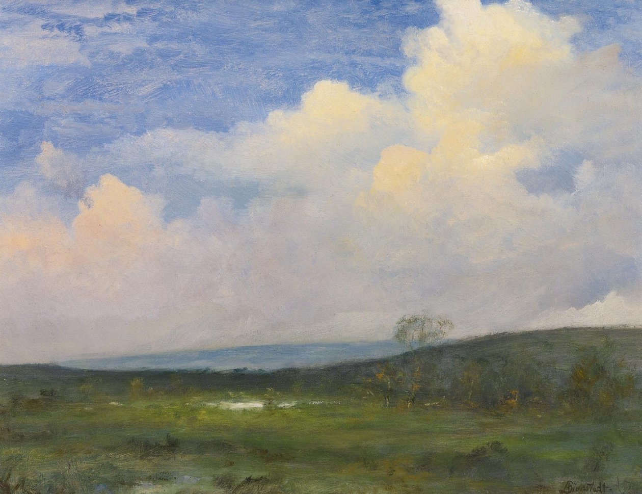 Mraky nad Kalifornii od Albert Bierstadt