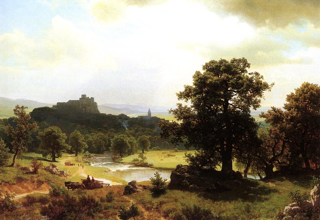 Den začíná od Albert Bierstadt