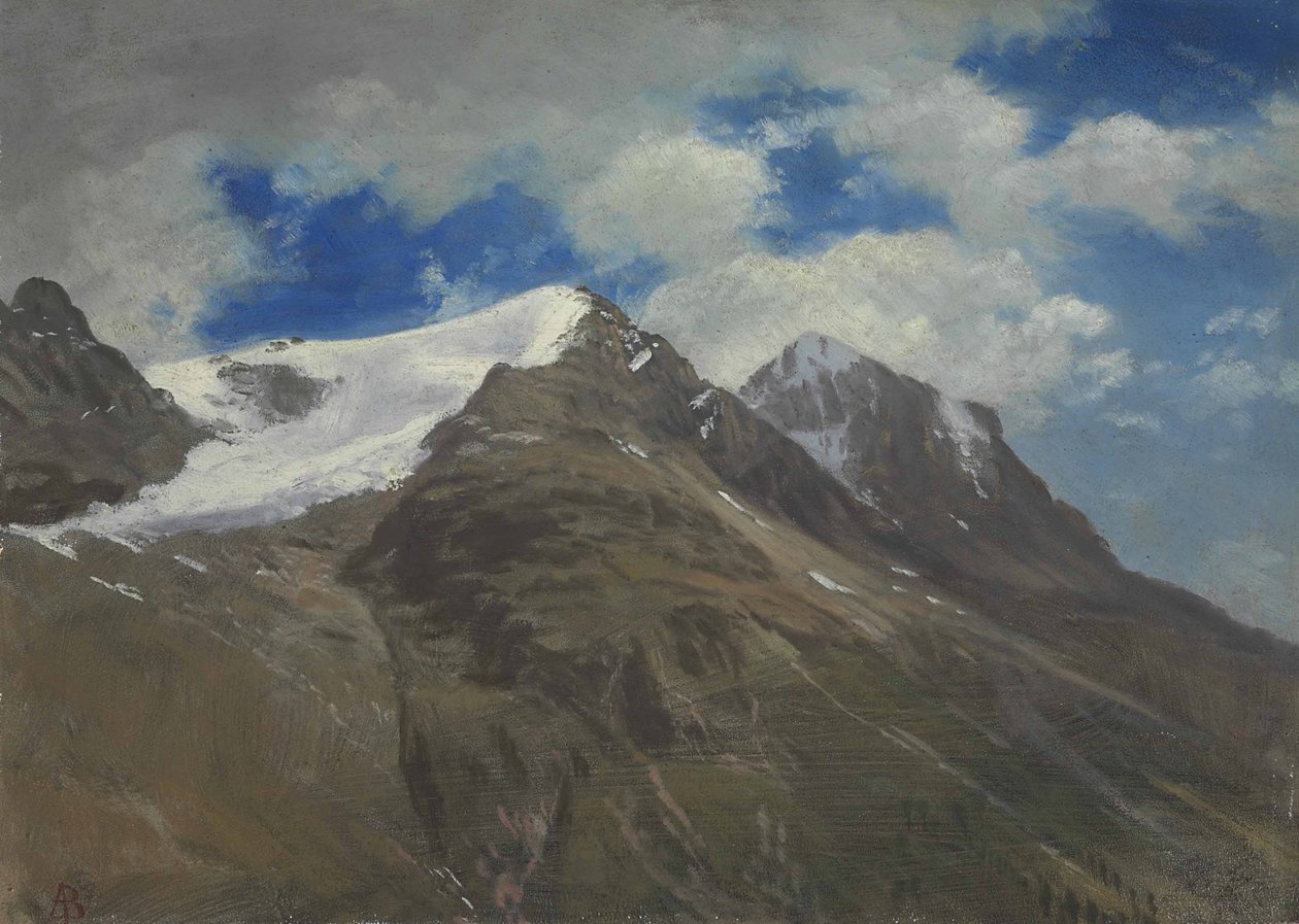 Vrcholy ve Skalnatých horách od Albert Bierstadt