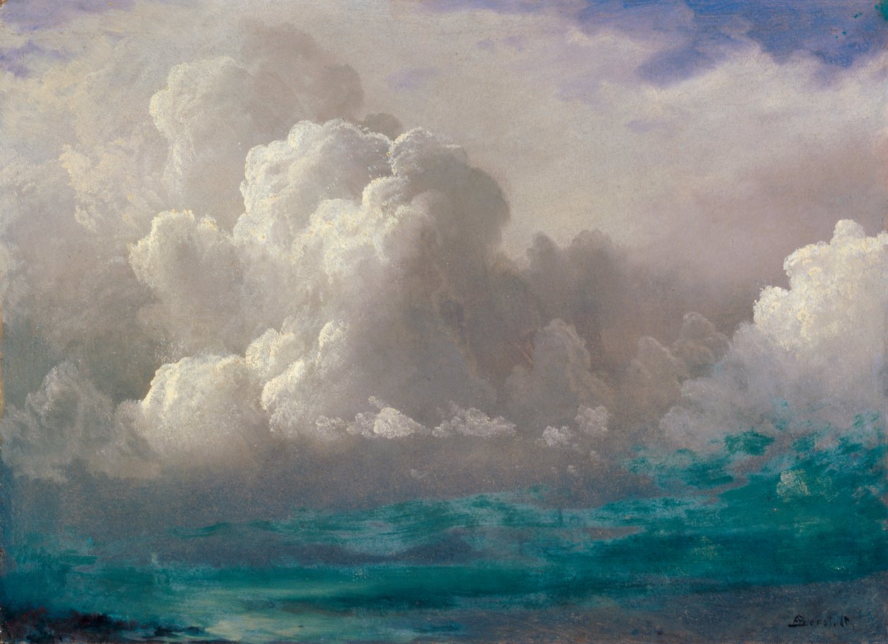 Bouřkové mraky od Albert Bierstadt