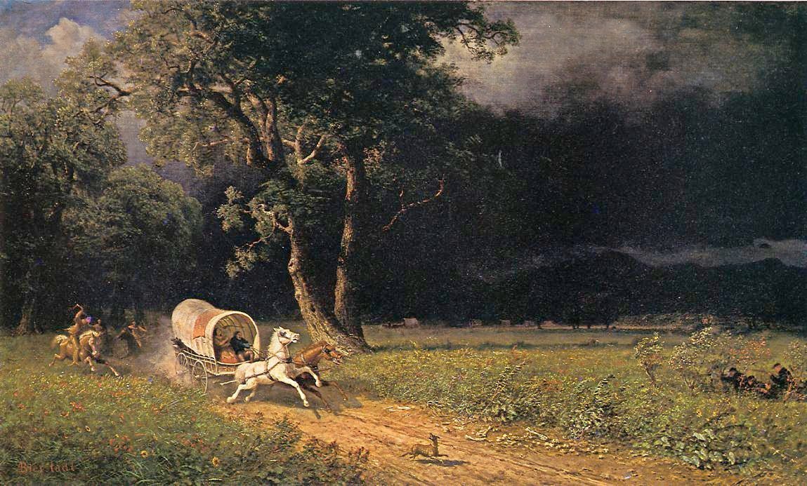 Přepadení od Albert Bierstadt