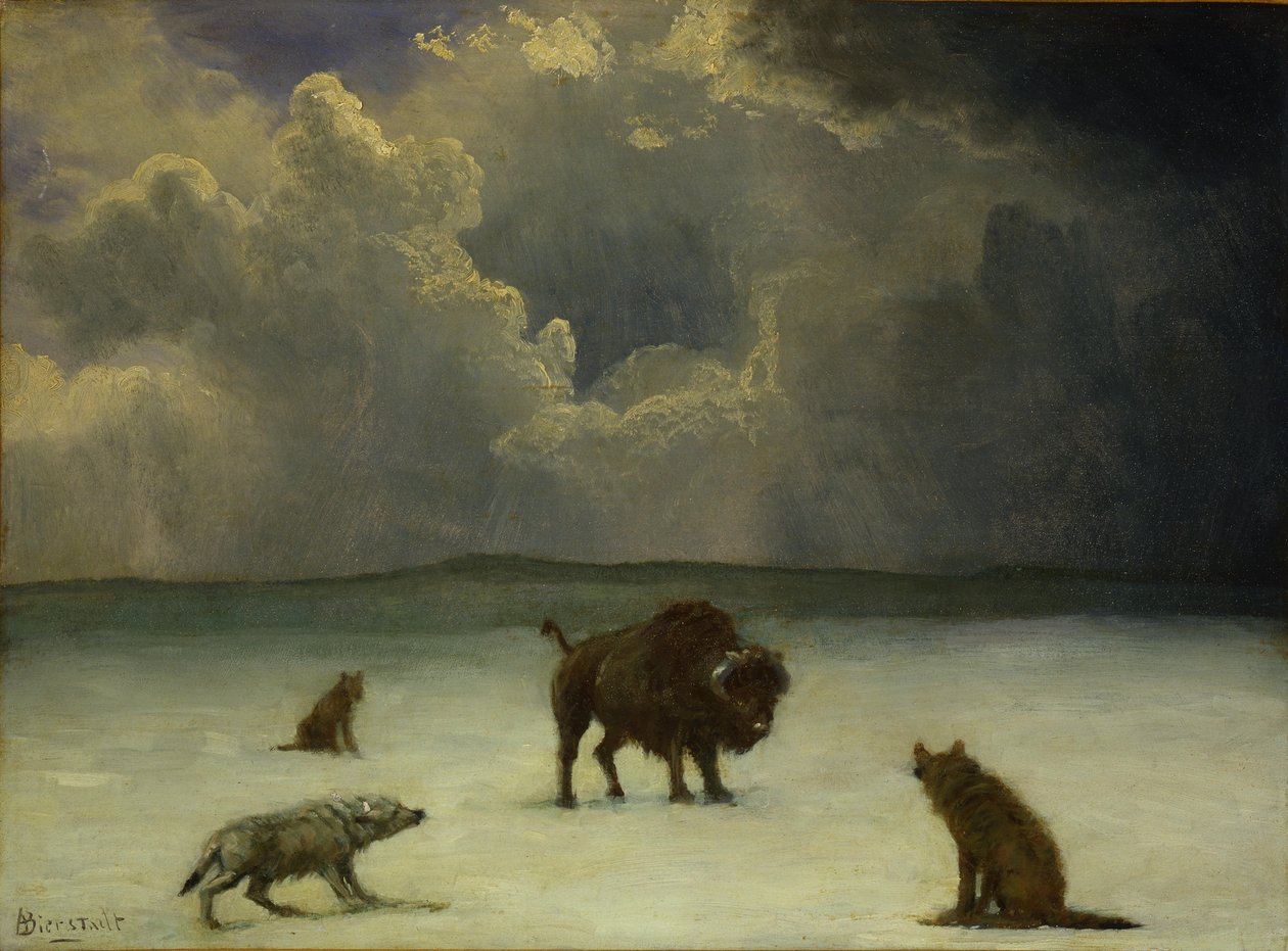 V pasti od Albert Bierstadt