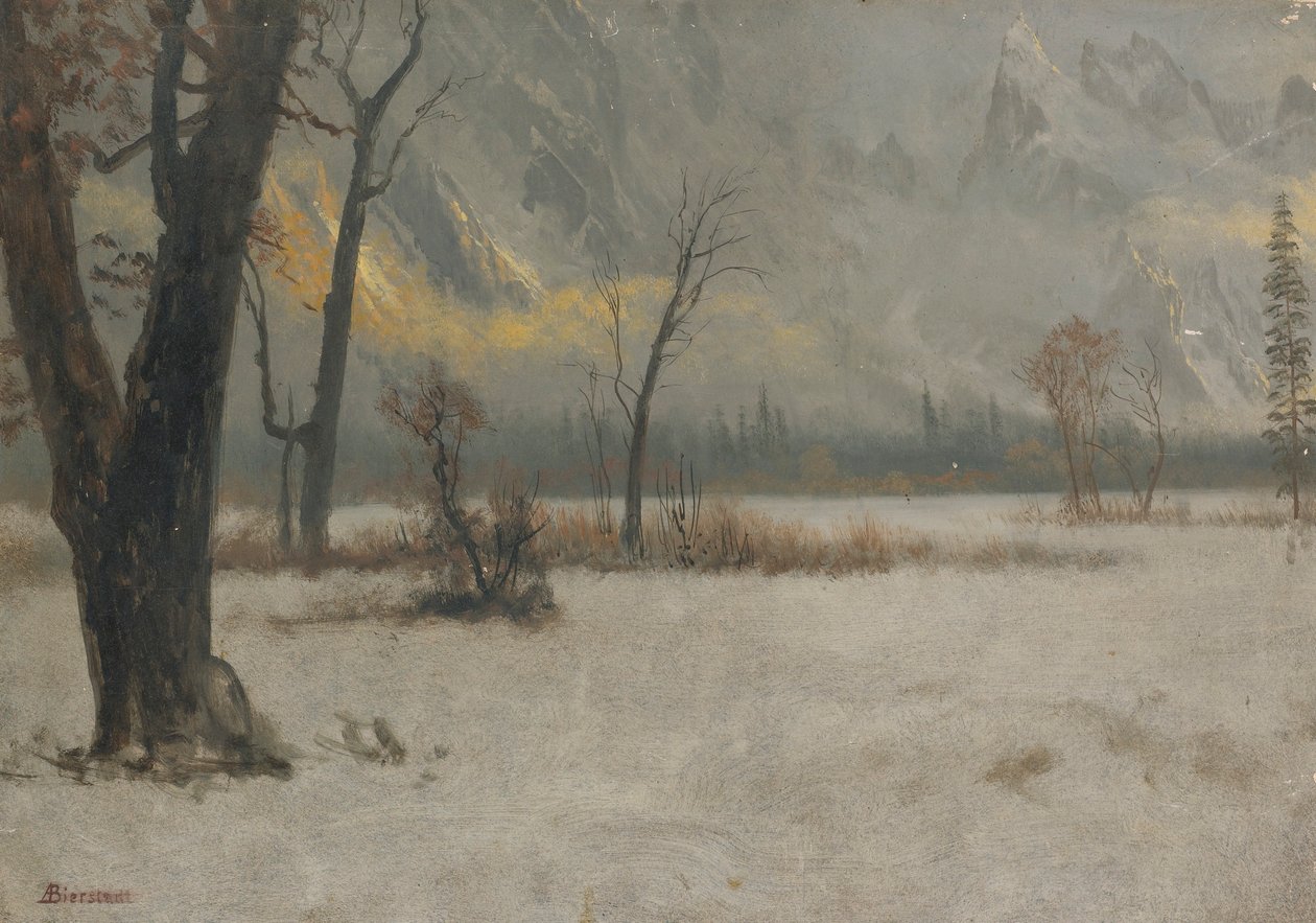 Zimní krajina od Albert Bierstadt