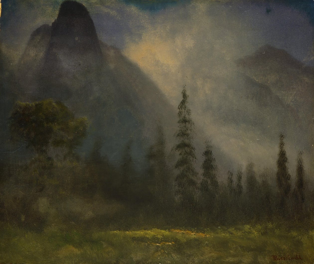 Yosemitské údolí od Albert Bierstadt