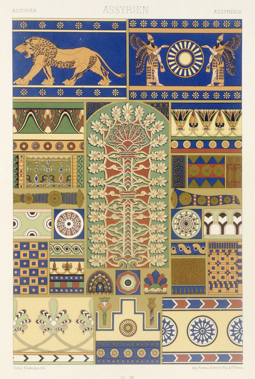 Assyrian Style, deska XVII z 