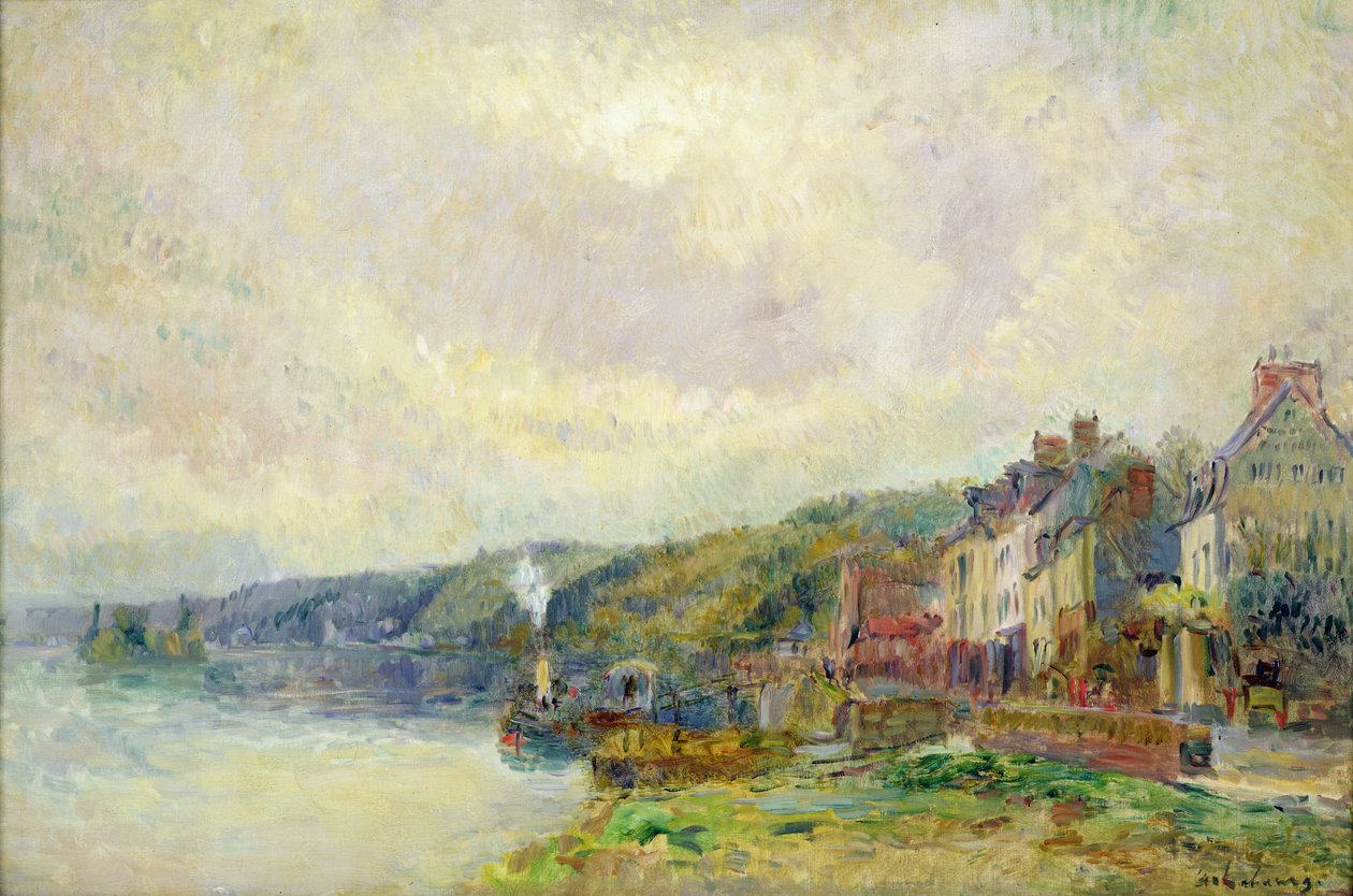 Seina u Croissetu (Seine-Maritime) od Albert Charles Lebourg