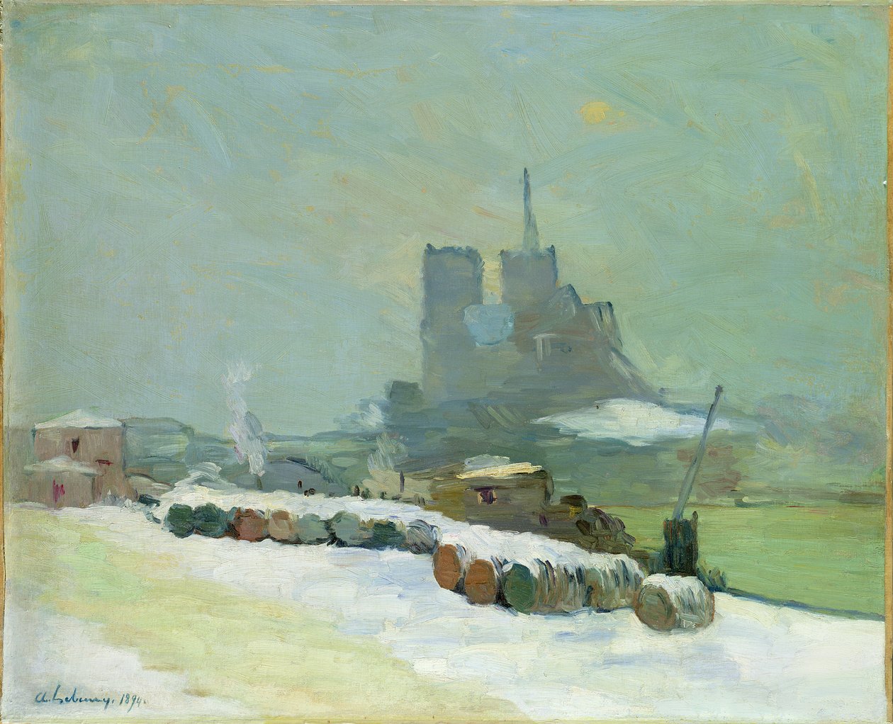 Pohled na Notre Dame, 1894 od Albert Charles Lebourg