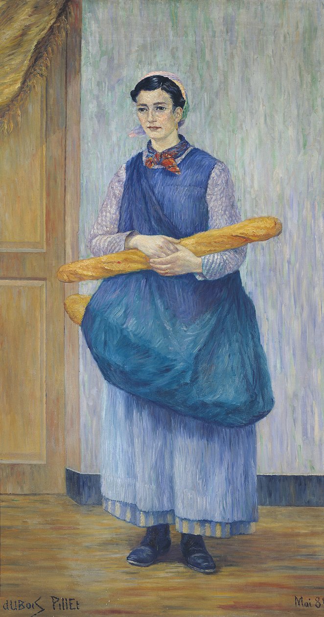 Dáma nesoucí chléb, 1889 od Albert Dubois Pillet