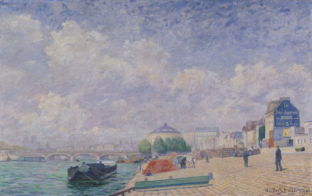 Seina u Bercy, 1885 od Albert Dubois Pillet