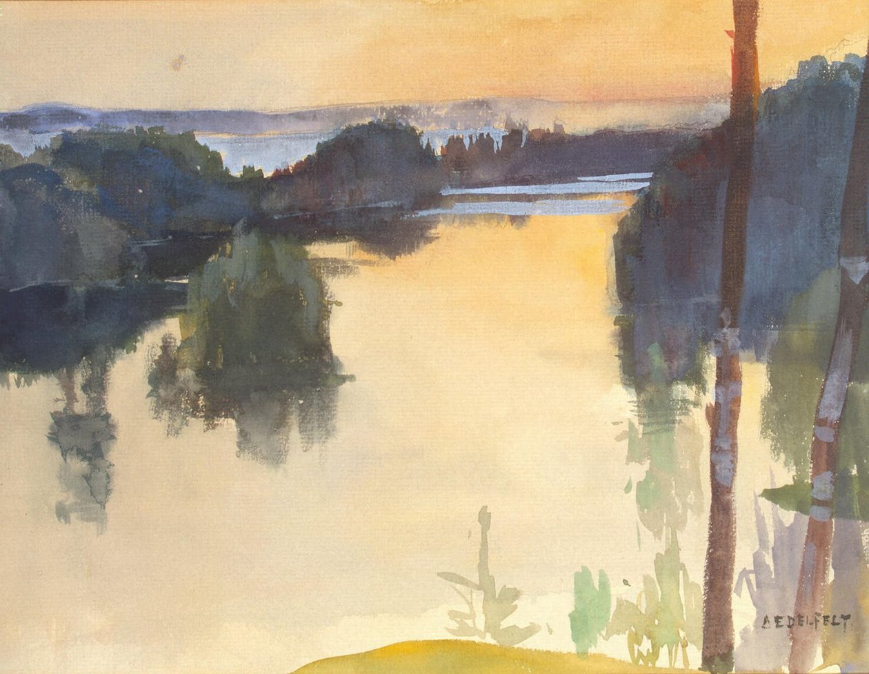 Krajina od Albert Gustaf Aristides Edelfelt
