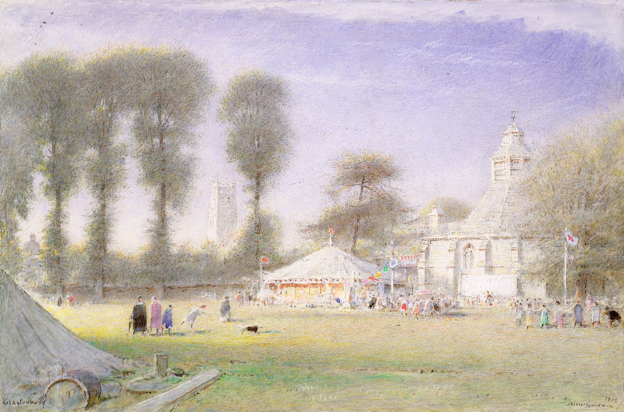 Glastonbury Fair, 1925 od Albert Goodwin