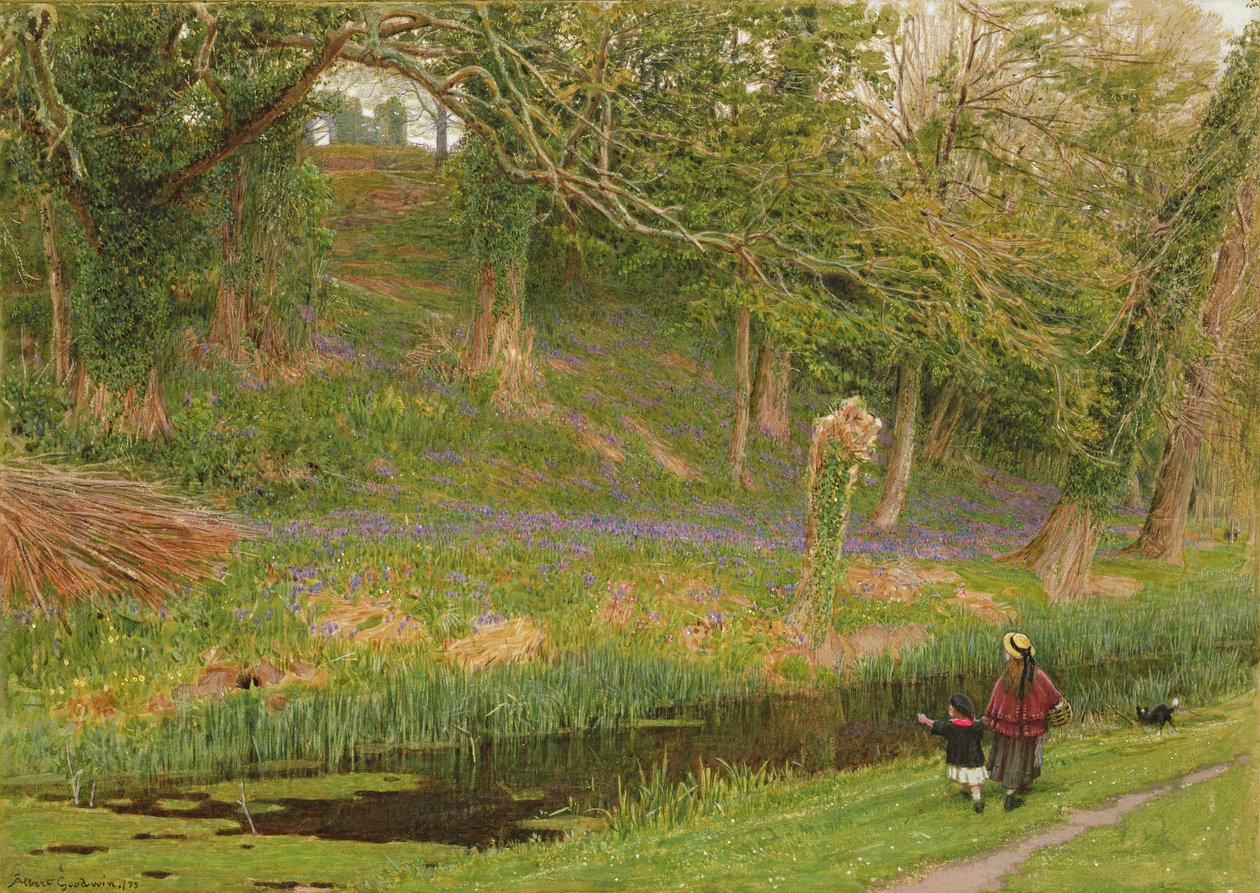 Příjemná země od Albert Goodwin