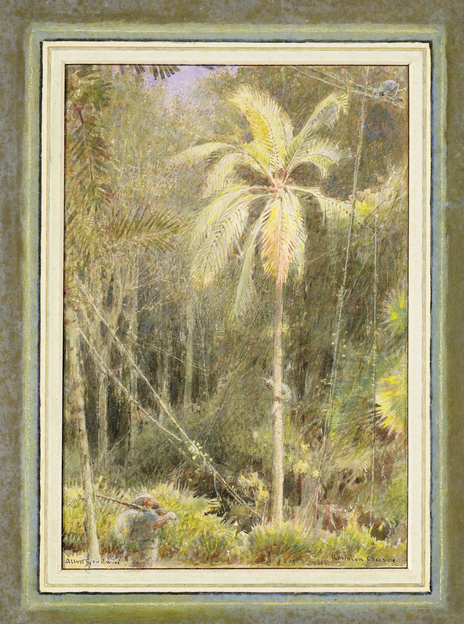 Robinson Crusoe od Albert Goodwin