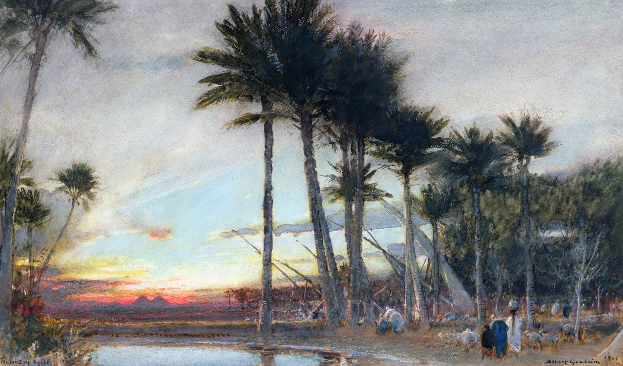 Země Egyptská, 1913 od Albert Goodwin