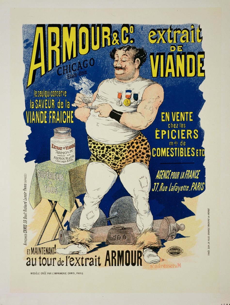 Reprodukce reklamního plakátu „Armour and Co. Meat Extract“ od Albert Guillaume