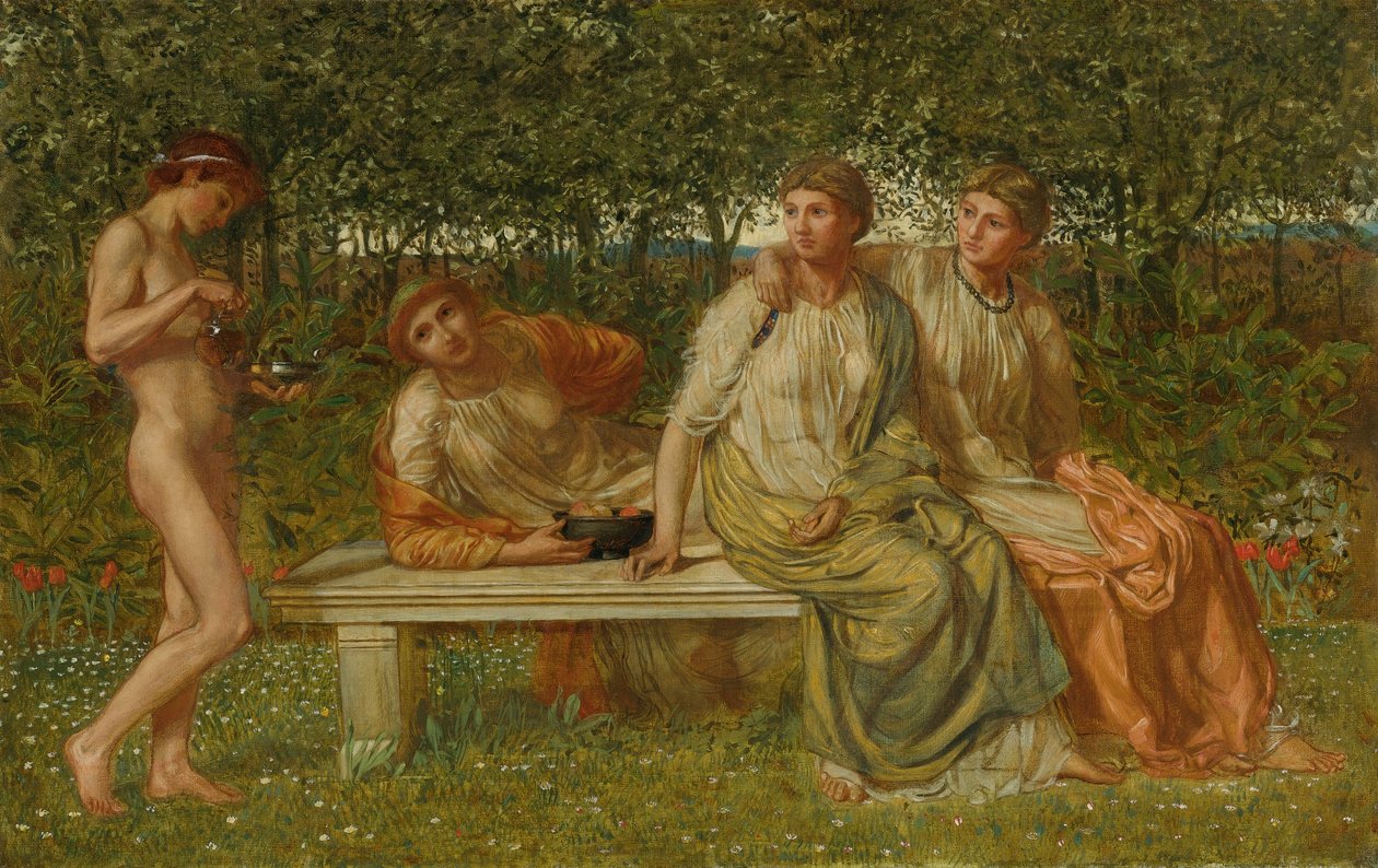 Mramorové sedadlo od Albert Joseph Moore
