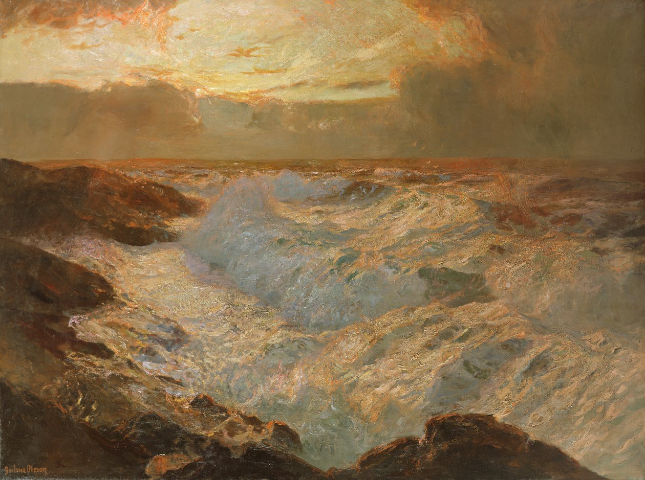 Přímořská krajina, kolem roku 1920 od Albert Julius Olsson