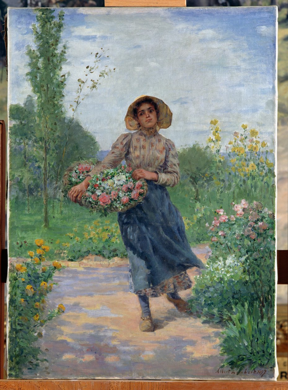 Sbírání květin, 1897 od Albert Lambert
