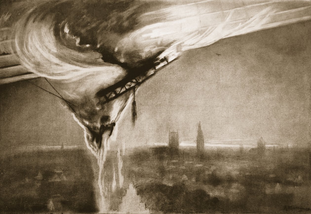 Pád Zeppelinů, 1915 od Albert Matignon