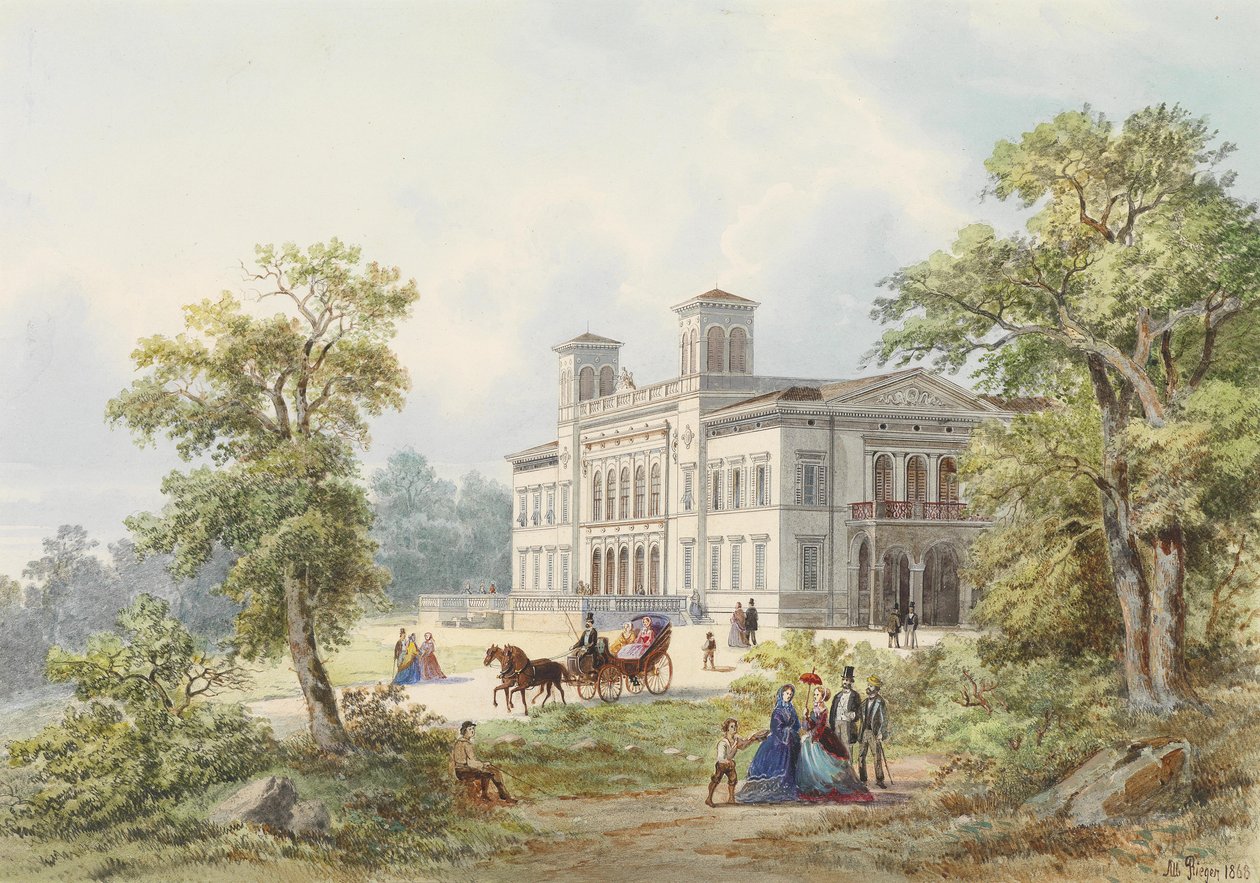 Ferdinandeum v Terstu od Albert Rieger