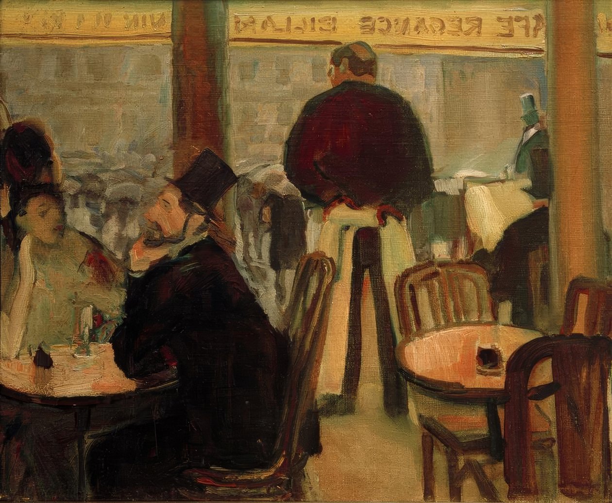 Kavárna v Paříži (Pariser Café II) od Albert Weisgerber