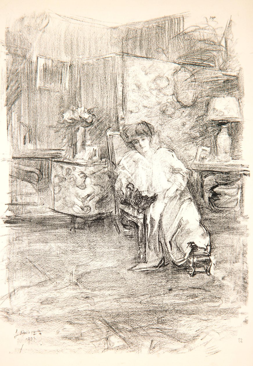 Interview, Ferby Lodge, 1905 od Albert de Belleroche