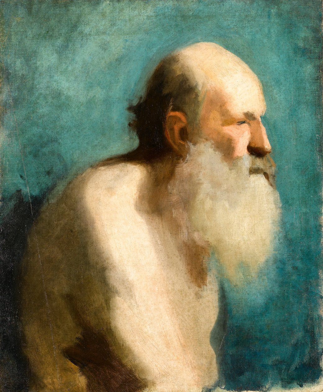 Profilová studie starého muže, kolem roku 1880 od Albert de Belleroche