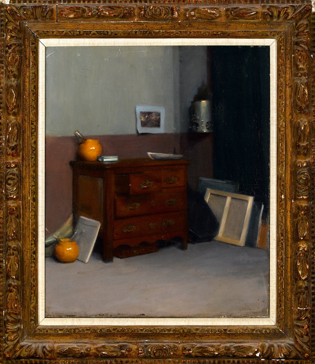 Dva malé hrnce (The Yellow Pots) kolem roku 1889 od Albert de Belleroche