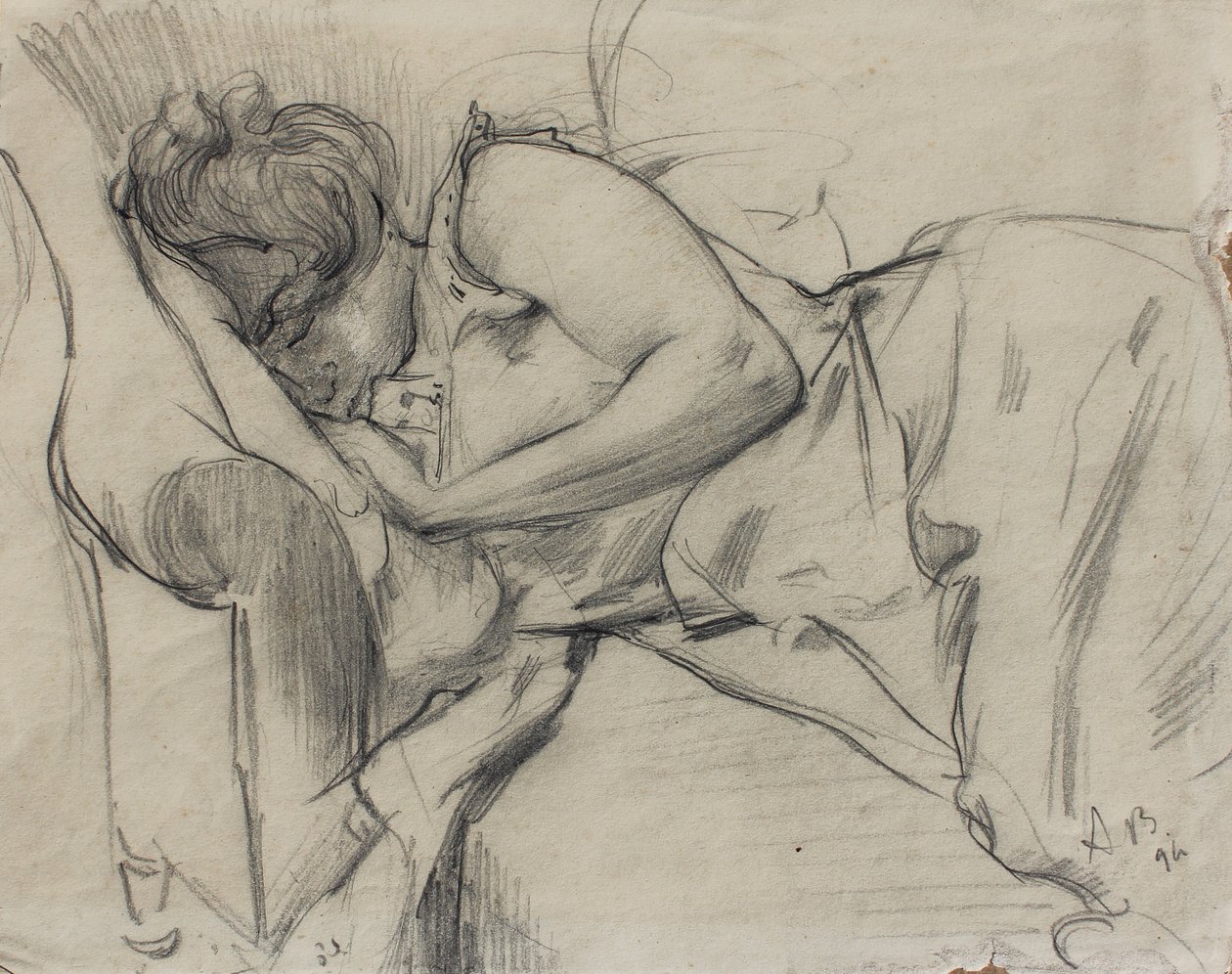Spící žena, 1894 od Albert de Belleroche