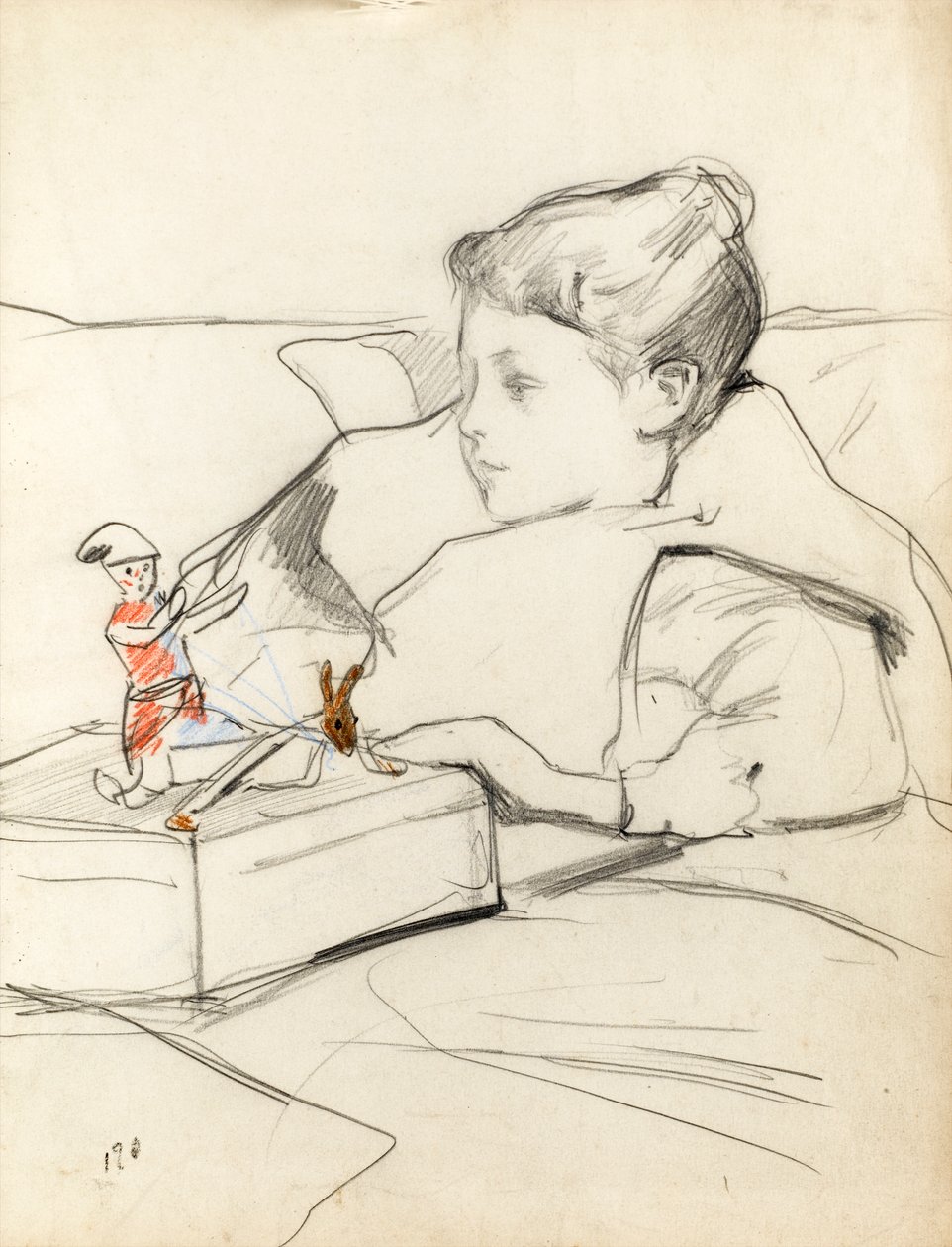 Yvette, kolem roku 1898 od Albert de Belleroche