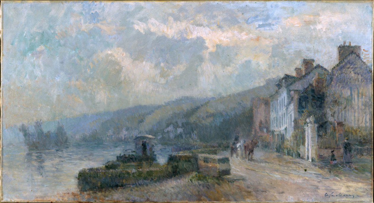 Deštivé počasí, asi 1901 (olej na plátně (brnění)) od Albert Charles Lebourg