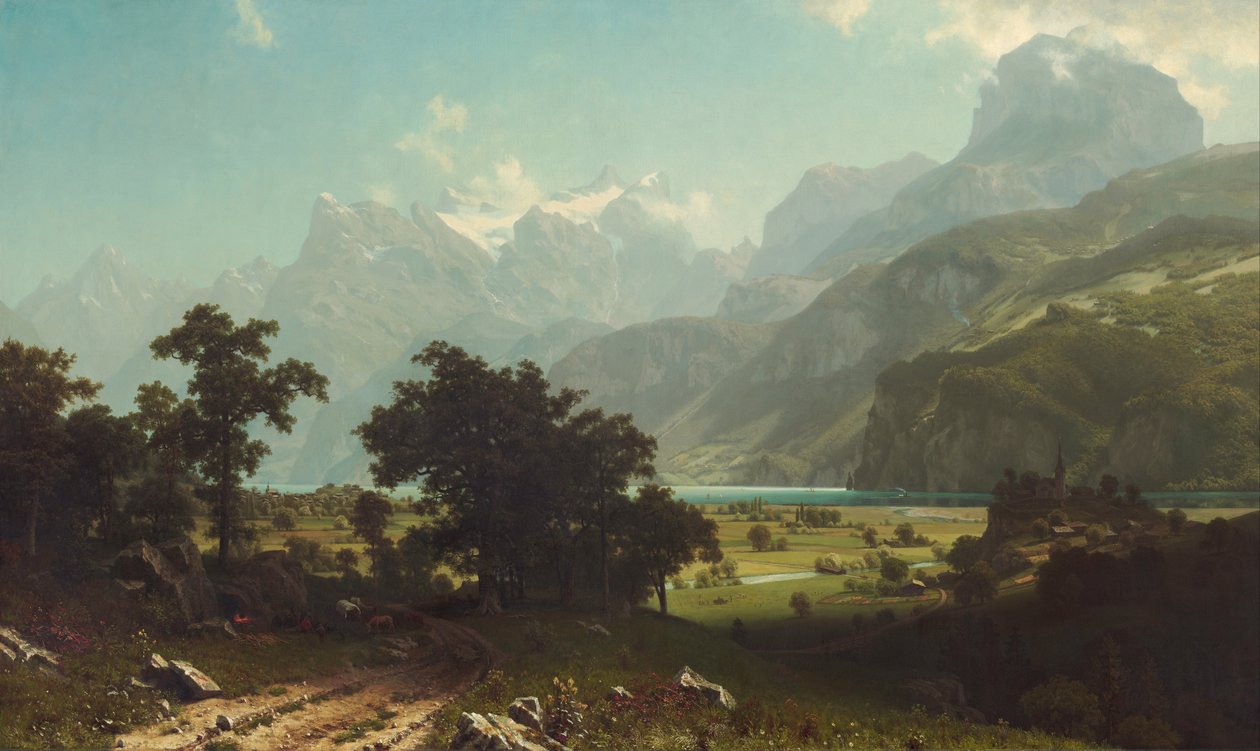 Lucernské jezero od Albert Bierstadt