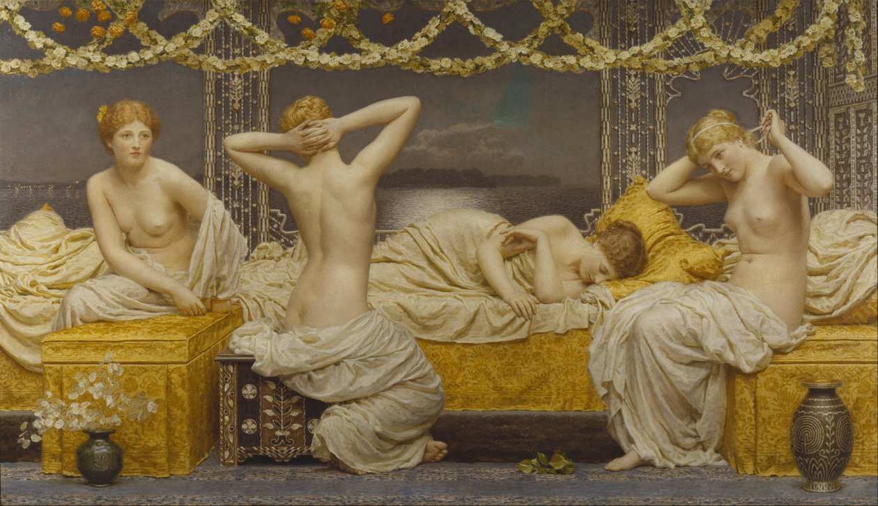 Letní noc od Albert Joseph Moore
