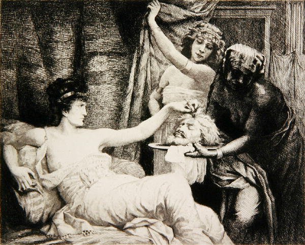 Herodias c.1878 (lept) od Albert Alexander Paul Rouffio