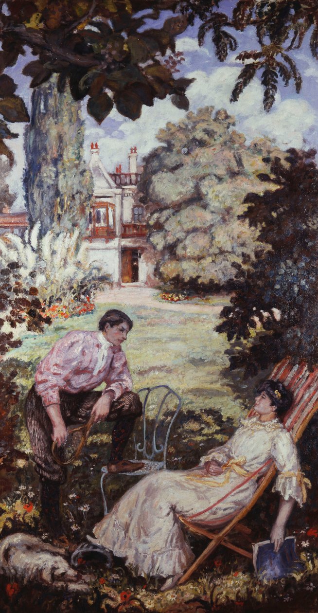 Rozhovor v zahradě (La Conversation au Jardin) od Albert Andre