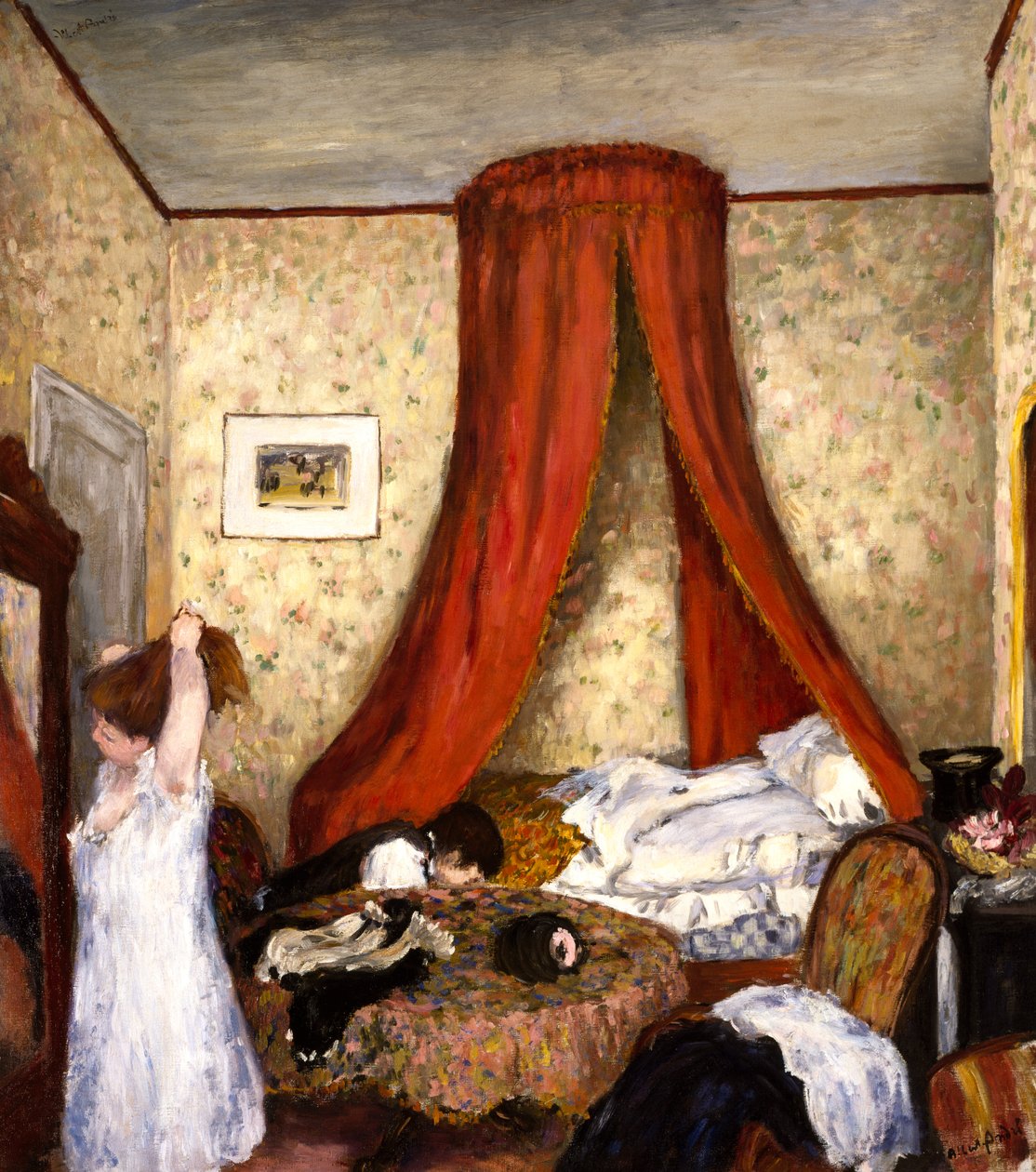 Interiér, asi 1893 (olej na plátně) od Albert Andre