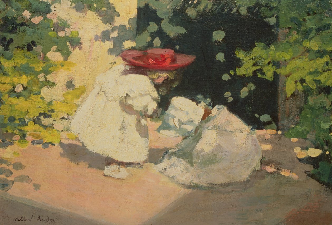 Malé dívky hrají od Albert Andre