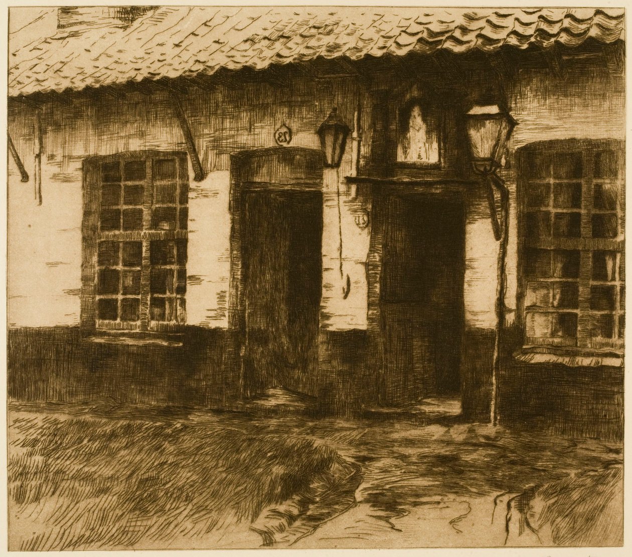 Chudobince (Kortrijk) od Albert Baertsoen
