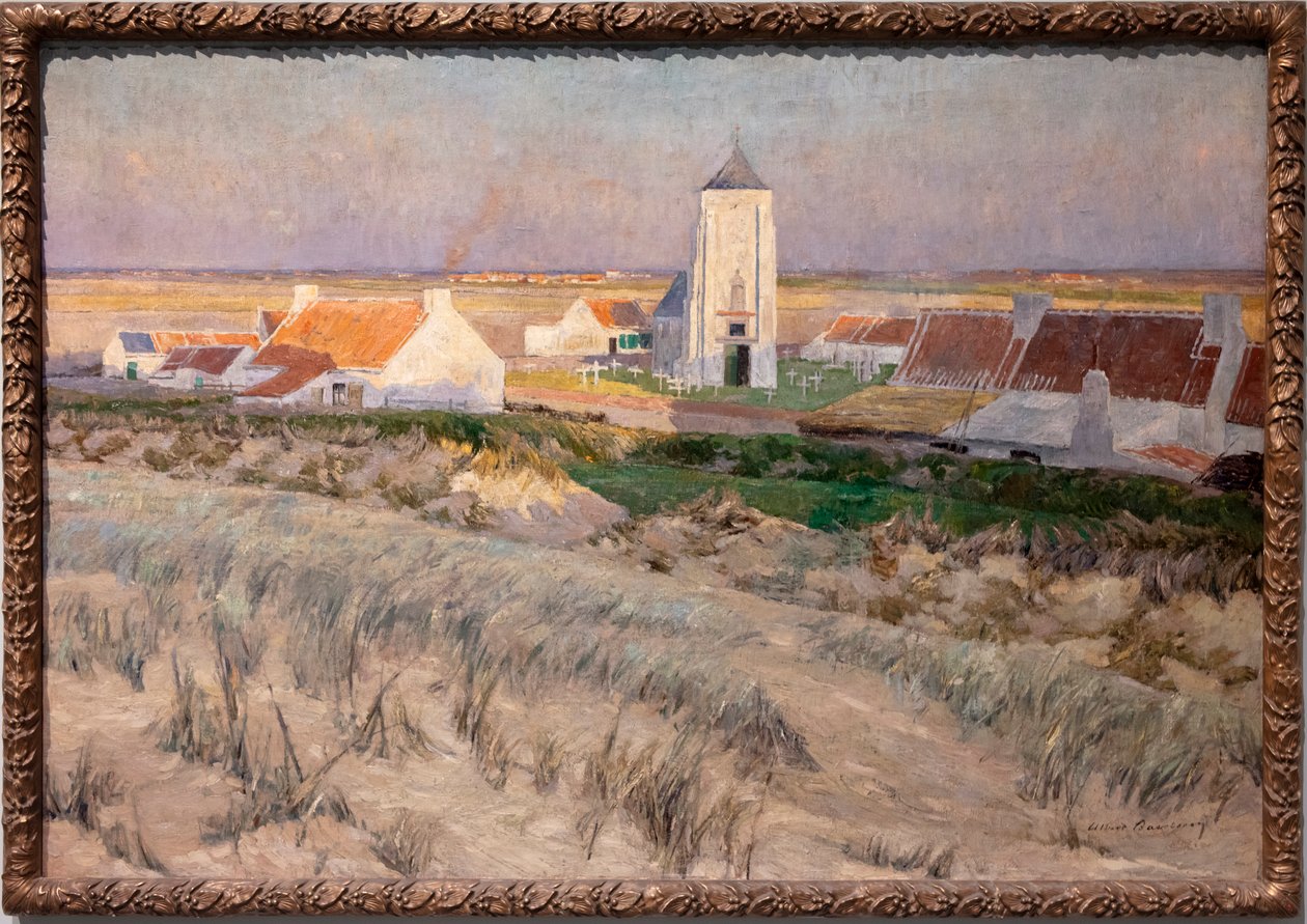 Večer na Duně, Mariakerke-on-Sea od Albert Baertsoen
